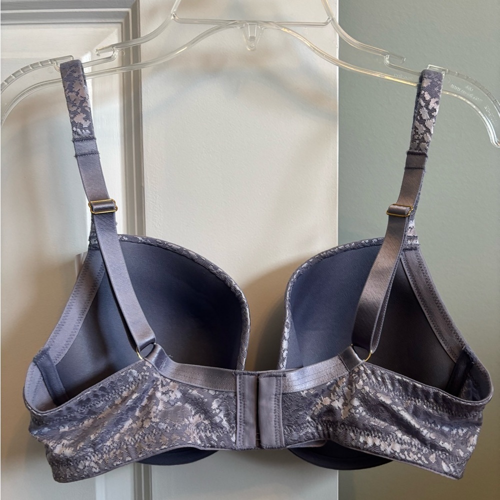 NWT LE MYSTERE Women's Safari T-Shirt Bra, purple 34DD/34E - Picture 4 of 5